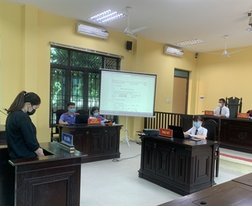 Viện KSND các đơn vị Đông Anh, Long Biên thực hiện số hóa hồ sơ tại phiên...